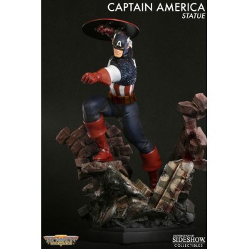 Marvel Statue Captain America Action 36 cm